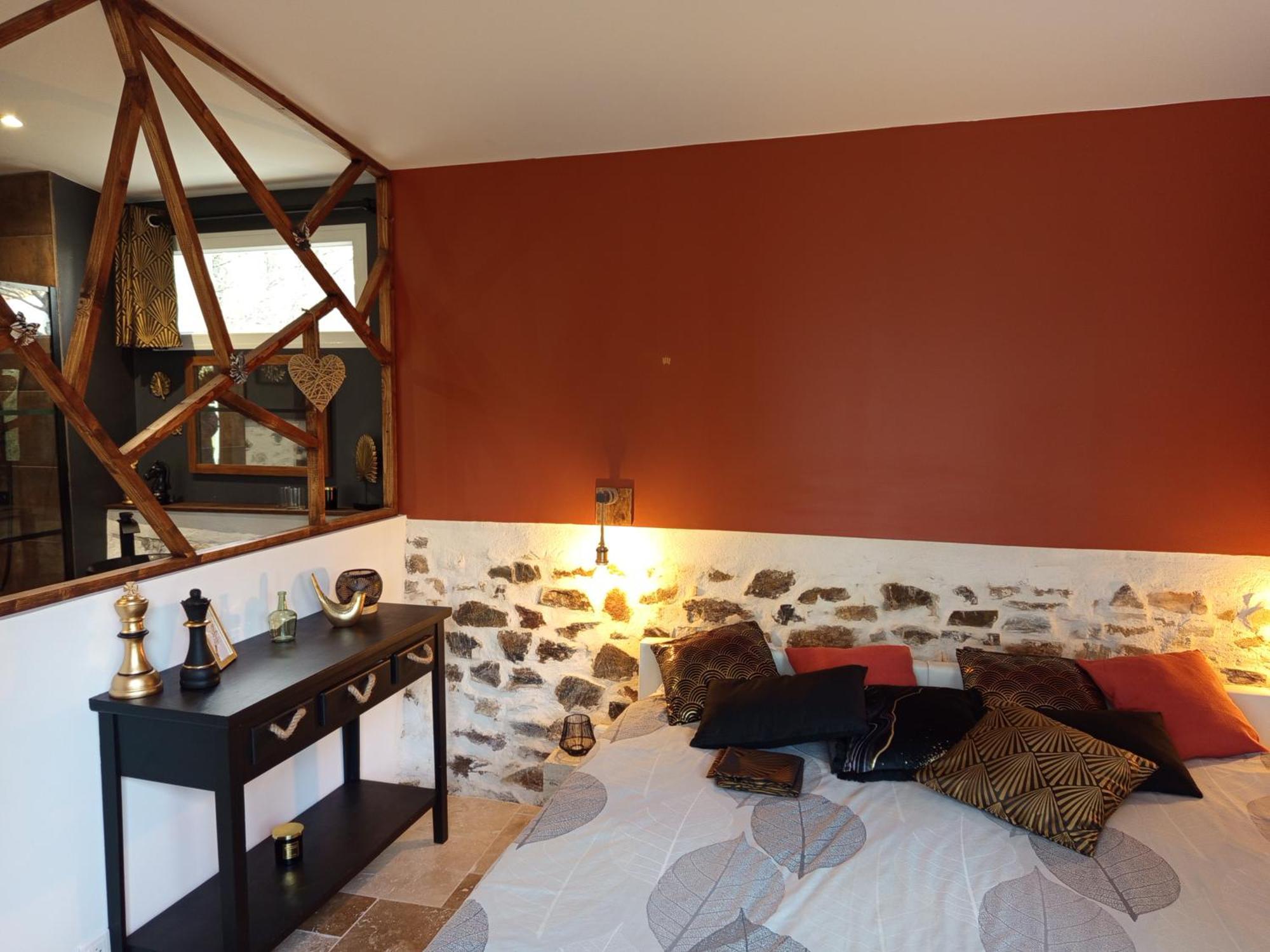 Mas Des Vignes Piscine Chauffee Bed & Breakfast Le Champ-Saint-Pere ภายนอก รูปภาพ